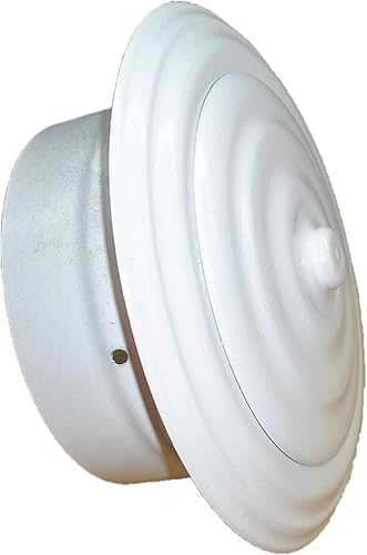 Rosetta per canna fumaria, rosetta da parete, copertura, canna fumaria, canna fumaria, canna fumaria, canna fumaria, canna fumaria, diametro 120 mm (bianco) - Honorern