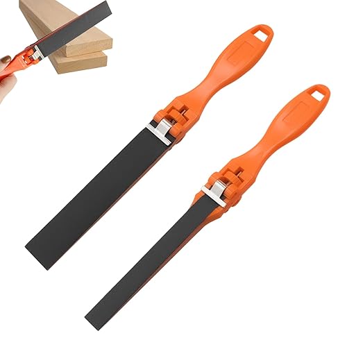 2 Pezzi Portacarta Abrasiva, Portacarta Abrasiva in Plastica, Utensile di Levigatura, Lunghezza 266 mm Portacarta Abrasiva Manuale per la Levigatura di Legno e Metallo (Arancione) - Honorern