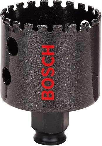 Bosch Professional 1x Sega a Tazza Diamantata 'Diamond for Hard Ceramics' (per piastrelle più dure, Ø 65 mm, Accessori Trapani a Percussione) - Honorern