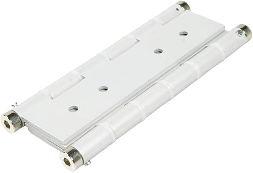 Cerniera a molla doppia azione in alluminio per porte a vento ART.138 IBFM COPPIA verniciato Bianco - Honorern