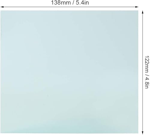 10pcs 138x122mm Casco per saldatura Piastra protettiva trasparente Lente di ricambio Coperchio per saldatura Lente in policarbonato Forniture industriali - Honorern