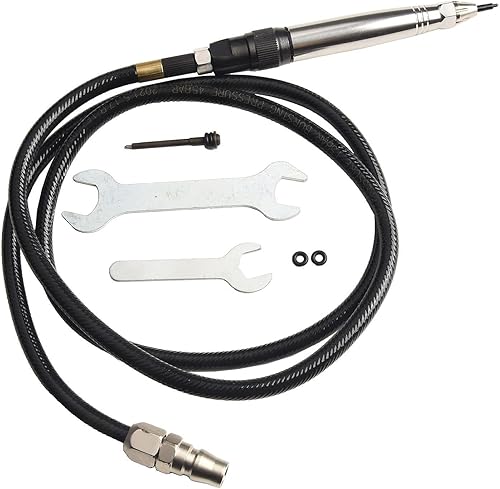 Penna pneumatica per incisione, penna pneumatica per incisione, strumento per ritocco incisore per calcestruzzo, matita pneumatica per rettifica per gioielli in legno kit di strumenti per incisione - Honorern