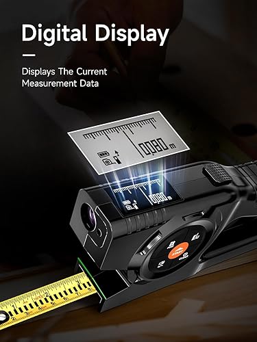 Metro Laser Professionale, Misuratore Laser da 196ft/60m - Honorern