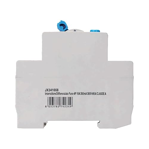 Interruttore Differenziale Puro Tipo A Trifase 300mA, RCCB Classe A 300mA 4P 63A, 3P+N 4 Poli 6kA AC 400V, Occupa 4 Moduli DIN - Honorern