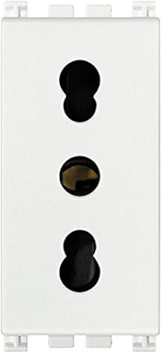 Vimar 0R19203.B Presa 2P+T 16A P17/11, Bianco - Honorern