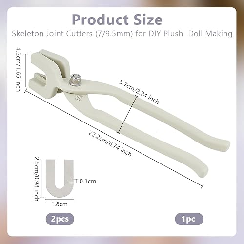 Pinze di montaggio in lega Pinze in lega 12/14/16mm Altezza Bambola Scheletro Strumento per l'installazione di scheletri Pinze in metallo Pinze a mano Utensili manuali per la creazione di - Honorern