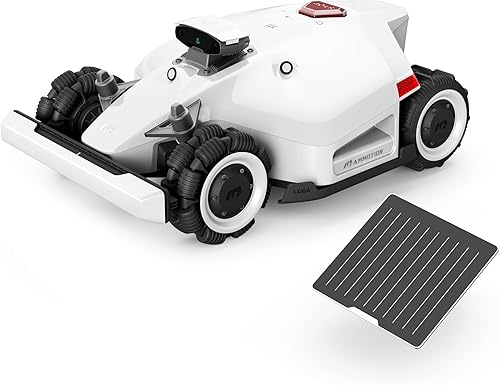 LUBA 2 AWD 3000 Robot Tagliaerba (Versione 2024) con Pannello Solare per Stazione di Riferimento RTK, Robot Tagliaerba Senza Fili Perimetrali per Prati di 3000m² con Pendenza dell' 80% - Honorern