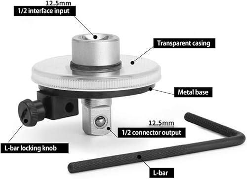 Sourcingmap - Chiave Dinamometrica Regolabile A 360?, Attacco Da 1/2' - Honorern