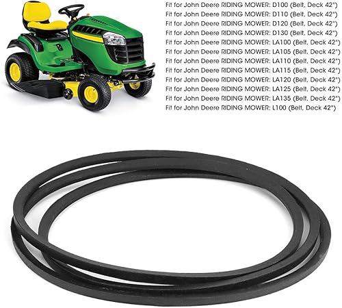 Cinghia del piatto di taglio Cinghia a V del tosaerba GX20072 Cinghia di ricambio del piatto di taglio Accessorio per tosaerba Z3b768 Cinghia del piatto di taglio in gomma GX20072 Sostituzione adatta - Honorern