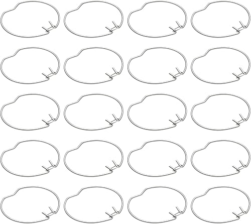 Clip di Fissaggio a Molla di Ricambio, Clip a Molla per il Fissaggio di Lampadine, Anelli Elastici di Ritegno Rondella Elastica per Faretto da Incasso MR16, per la Maggior Parte Delle Luci Spot,20 Pcs - Honorern