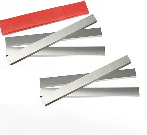 6 Pezzi 3x30x260mm Lame Pialla Elettrica W4 HSS, Per Il Taglio Di Pini, Corkwood E Del Legno Duro Generale - Honorern