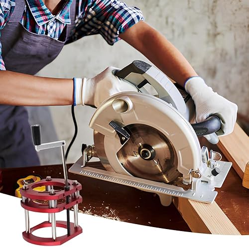 Sollevatore Fresatrice, Base di Sollevamento Per Fresatrice in Acciaio Inossidabile in Lega di Alluminio, Base del Sistema di Sollevamento Per Tavolo Per Fresatrice con Morsetto a 4 Griffe - Honorern