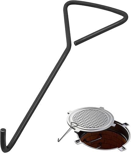 Gancio per Tombino Sollevamento per Chiusino Sollevamento Gancio Chiusino, in acciaio inox Gancio per Tombino Chiusino, per Porte Avvolgibili, Tritarifiuti e Fognature(400mm) - Honorern