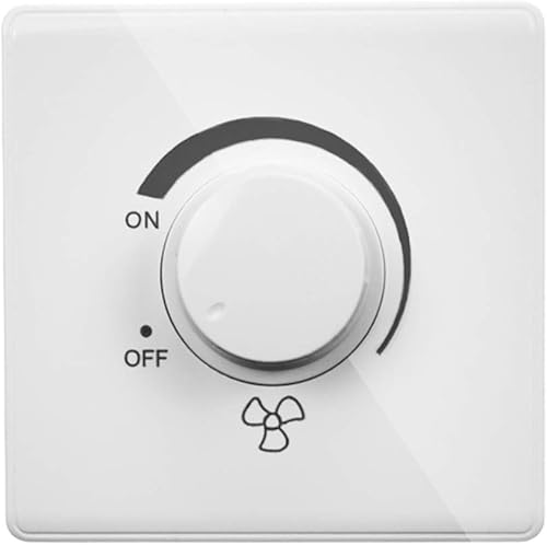 86 Tipo Regolatore di velocità del ventilatore a soffitto Interruttore a parete con regolazione continua 220V 10A - Honorern