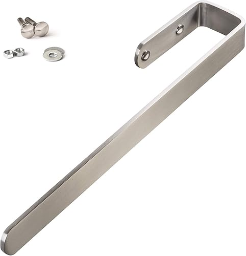 SOTECH 2 pezzi Portasalviette PAN per montaggio su mobile/da avvitare/acciaio inox spazzolato/portasalviette bagno ganci per asciugamani - Honorern