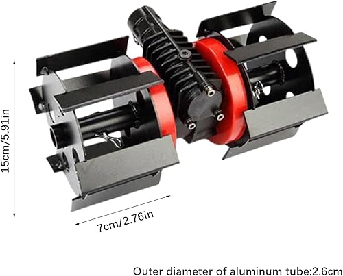 Ruota per diserbo per tosaerba, strumento agricolo efficiente, ruota per diserbo portatile, ruota di precisione per diserbo per colture, vivai, serre di ortaggi e giardini - Honorern