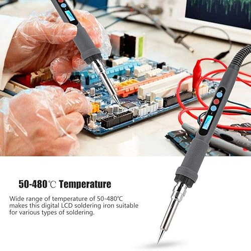 180-480 Saldatore LCD digitale Saldatore interno Saldatore elettrico per oro, argento, rame, stagno, alluminio e altri metalli - Honorern