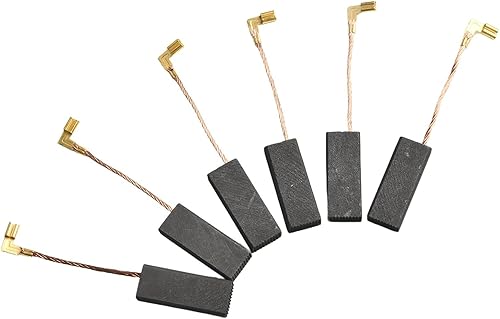 Sei spazzole di ricambio in carbonio adatte per motosega McCulloch modello X73 e Flymo serie D94 - Honorern