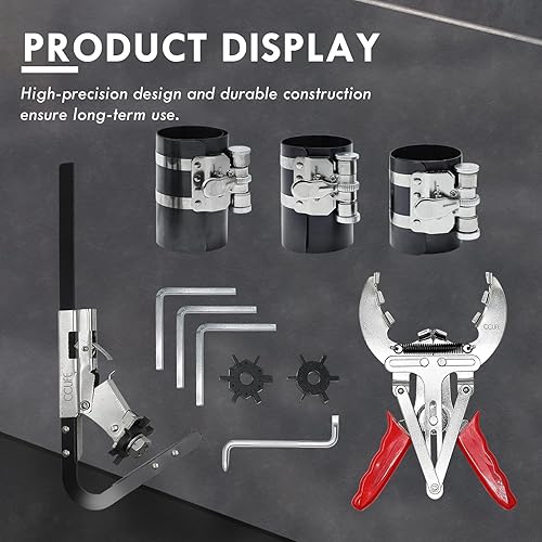 Set di anelli di serraggio per pistone, set di attrezzi - Honorern