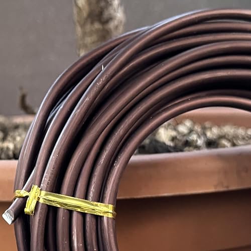 BonsaiPro Aluminium Optima - Filo per Bonsai Brunito - Modellabile e Resistente - Vari Diametri - 500g - per Modellare e Correggere la Forma dei Rami - Attrezzi Bonsai Professionali (5,5 mm) - Honorern