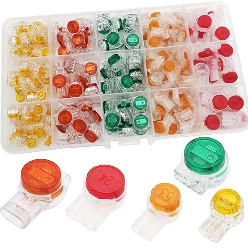 174 Pezzi Connettori per cavi telefonici, UY/UY2/UR/UR2/UG Connettore per Cavi, Connettore con gel, Connettore del filo, per cavo dati cavo telefonico - Honorern