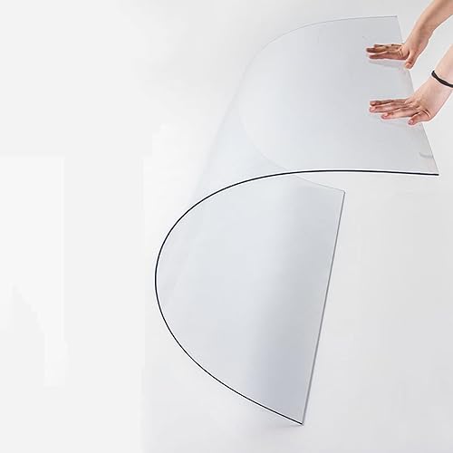 Lastre di Copertura In Policarbonato,Fogli In Acrilico Trasparente,Pannelli di Copertura Tetto Antipioggia,per Esterno Pannelli di Ricambio,Facile Tagliare,Larghezza X Lunghezza (80cm x 100cm) - Honorern