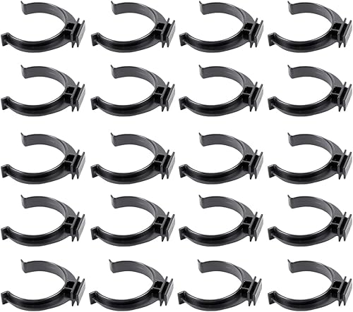 20 Pezzi Fissaggio per Battiscopa, Ganci Per Zoccolo Cucina, Battiscopa Cucina, Gancio Battiscopa Zoccolino Cucina, Clip per Zoccolo da Cucina e Staffe - Honorern
