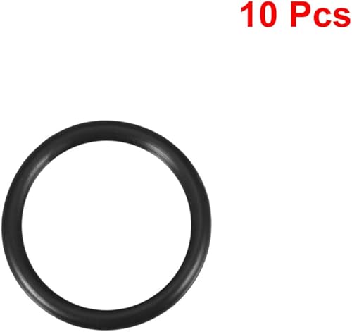 40mmx32mmx4mm Nitrile Gomma O-Ring, 10pz Metrico Meccanico Sigillatura Guarnizioni, Nero - Honorern