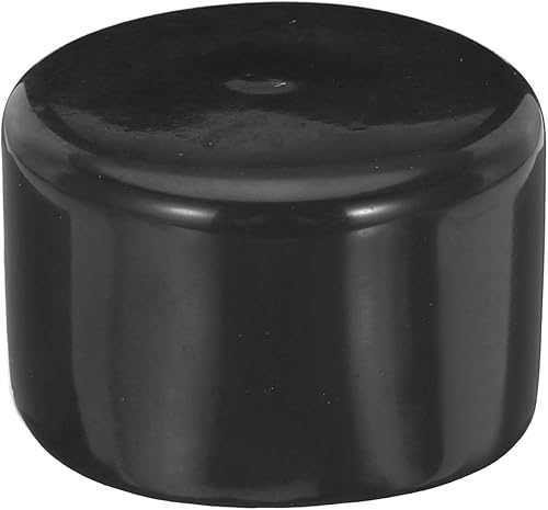 Tappi Terminali in Gomma 90mm ID Copertura Tappo Bullone Tubo Rotondo in Vinile Protettori Filettati Grigi Scuro - Honorern
