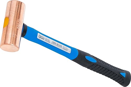 Martillo de cobre | mango de fibra de vidrio | Ø 32 mm | cabeza de 680 g (1.5 lb) - Honorern
