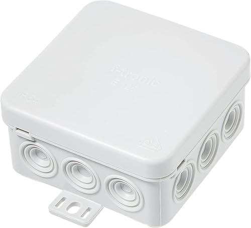 Kopp, Scatola di giunzione sopraintonaco a prova di umidità, senza morsettiera, IP 54, set professionale da 10 pz. 75 x 75 x 35mm, grigio - 340604504 - Honorern