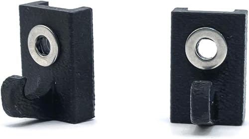 Clip Antinfortunistica per Zanzariere Iris A Scorrimento – ABS Rinforzato con Rondella in Acciaio – Gancio per Installazione Sicura e Duratura (Bianco) - Honorern