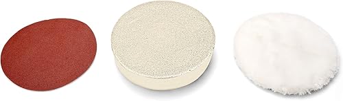 Lucidatrice e smerigliatrice CC-PO 1100/150 CE Einhell (1100 W, platorello levigatura Ø 150 mm, regol. elettronica giri 500 - 3.500 min-1, elettronica costante, fissaggio a strappo, accessori incl.) - Honorern