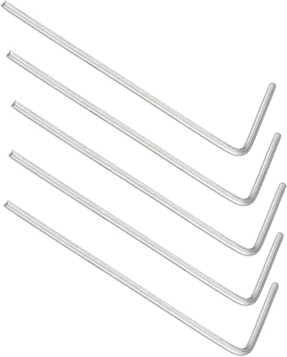 Chiave Esagonale a Brugola a Forma di L, 0,9mm Metrica, CR-V Testa Esagonale a Forma di L - (Applicazioni: per Riparazioni Domestiche Manutenzione Meccanica), 5pz - Honorern