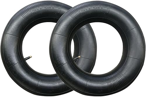 2 tubi 4.80/4.00-8 con valvola a bocca dritta, tubo gonfiabile 4.80/4.00-8 per tosaerba, carriole, rimorchi da giardino, go-kart, carriola, carriola - Honorern