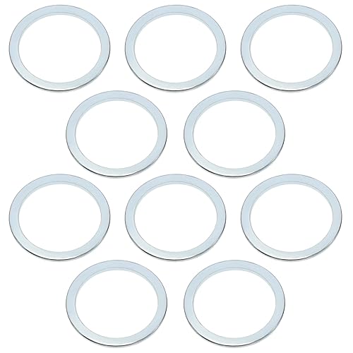 10 anelli di riduzione per foro della lama per sega, anello di conversione in acciaio, distanziatore per smerigliatrici angolari, lame per sega circolare, strumenti per la lavorazione del legno, 30 x - Honorern