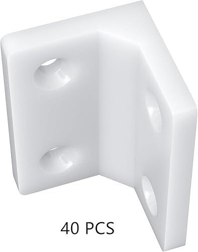 40 staffe angolari in plastica ad angolo retto per mobili - Honorern