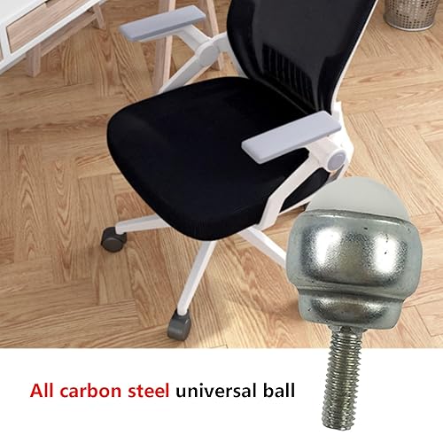 Telituny Mini Ruote Universali Con Cuscinetti a Sfera, 10 Ruote a Sfere In Acciaio Al Carbonio,Ruota Universale Nylon In Acciaio Al Carbonio Per Mobili, Carrelli e Armadi - Honorern