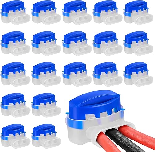 20 Pezzi Morsetti per Cavi Cavo Connettore con Gel per Giardino & Outdoor e Rasaerba Robot Automower - Honorern