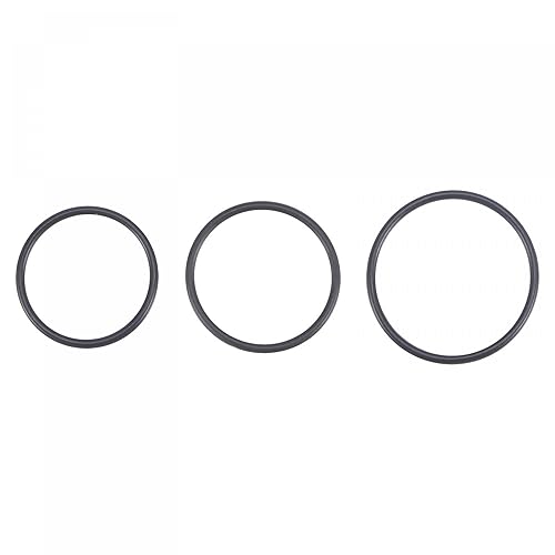 sourcing map O-ring in gomma nitrilica 14 mm 15 mm 17 mm OD 12 mm 13 mm 15 mm ID 1 mm Guarnizione di tenuta, nero 60 in 1 Set - Honorern