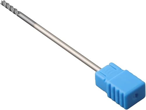 Fresa in carburo di tungsteno 3MM, 4 scanalature, gambo extra lungo 100mm, fresa CNC - Honorern