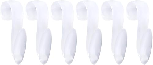 WELLGRO 6 Ganci per Termosifoni, qualità Top, Made in Germany, Ganci per Asciugamano, Grigio - Honorern