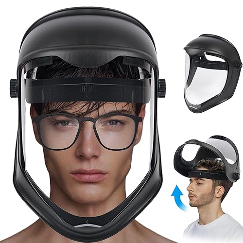 Scudo del viso anticonfesa anticro-Fog Maschera per lo scudo per la maschera protettiva per il viso protettivo regolabile regolabile traspiranteper il viso resistente alla temperatura viso - Honorern