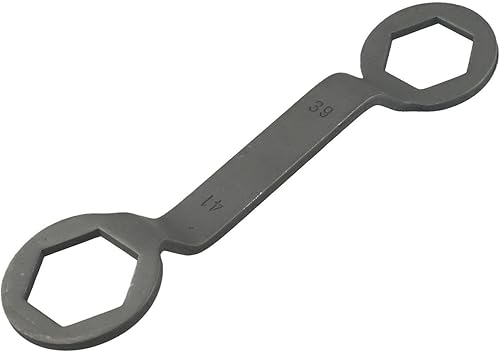 Chiave a doppia testa per rimozione frizione, 39 mm, 41 mm, strumento per dado esagonale per puleggia, per scooter e moto da 125 cc, strumento manuale realizzato in acciaio - Honorern