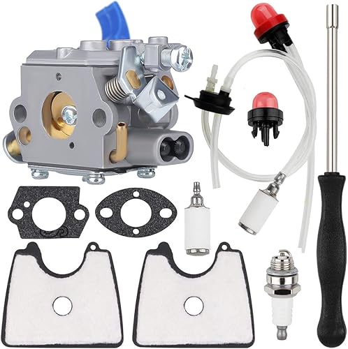 590460102 Carburatore per Husqvarna 125B 125BX 125BVX soffiatore portatile, per Jonsered B2126 BV2126 Sostituisce il carburatore per Zama C1Q-W37 con 581798001 545112101 Kit filtro aria - Honorern