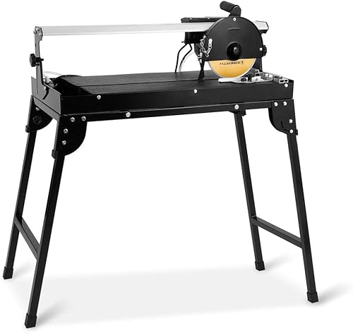 EBERTH Macchina per il taglio di piastrelle a umido, potenza elettrica 800 watt, lunghezza di taglio 620 mm, pompa e laser ottico, taglierina elettrica per piastrelle con disco diamantato Ø 200 mm - Honorern