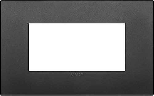 Vimar Placca Classic 4 m, Nero - Honorern