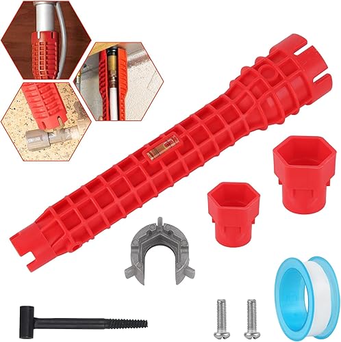 Chiave Strumento di Installazione per Rubinetto Lavello，Chiave per Rubinetto Multifunzione, Multifunzionale Acqua Tubo Chiave per Bagno - Honorern