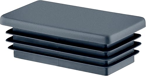 Tappo per tubo rettangolare fino a 60x20 mm 10 pezzi Antracite tappi a lamelle Tappo rettangolare 6x2 cm - Honorern
