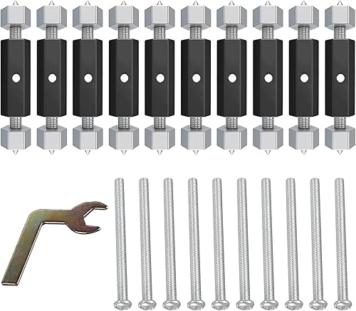 10 Set di 118 Tipo Riparazione Cassetta Elettrica, Scatola Derivazione Esterna Cassetta Riparatore Asta di Supporto Elettricista Accessori, Caso Cassetta Riparazione Parti Elettrici Strumenti - Honorern
